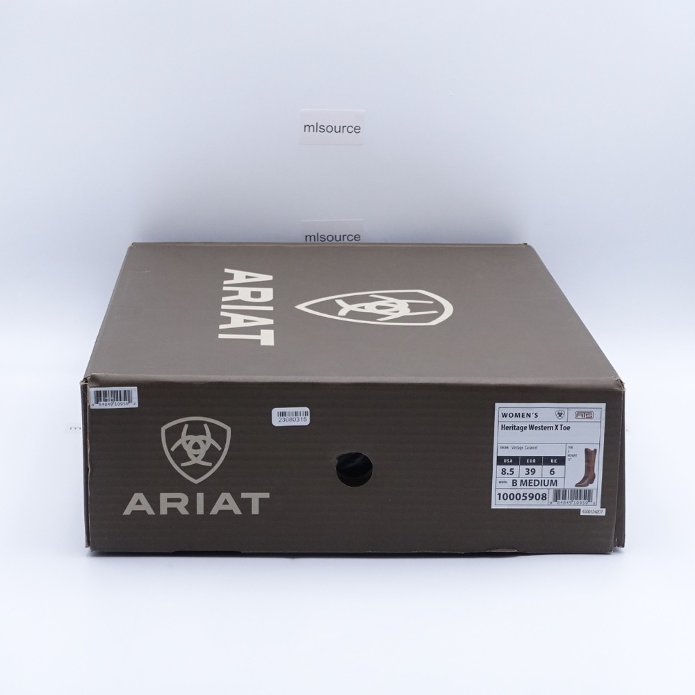 NEW Size 8.5 Women's ARIAT Heritage Western X-Toe Boots 10005908 Vintage Carmel - Picture 10 of 10